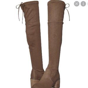 Like New Steve Madden Selah Over the Knee Suede Boots - Size 9